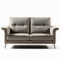 Two-seat sofa with fabric upholstery and wooden frame 150 x 80 x 75cm
